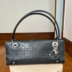 Christian Dior Lambskin Cannage Soft Lady Dior East West